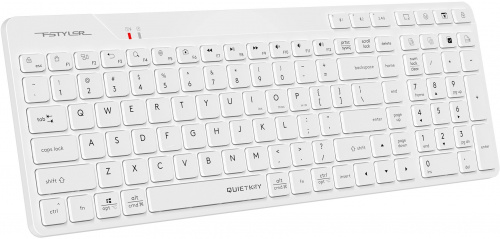 Клавиатура беспроводная A4TECH Fstyler FBK27C AS белый USB BT/Radio slim Multimedia (FBK27C AS (White))(1/20)