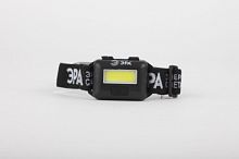 Фонарь ЭРА GB-607 налобный с влагозащитой 3Вт COB LED Extra 3хААА 3 режима черный блистер (10/60/1440) (Б0039620)