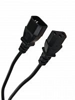 Кабель UPS - устройство 220V (IEC-320-C13/C14) <VDE>3G0,75mm2 ,3,0m, медь,Telecom <TE001-CU0.75-3M> (1/50)