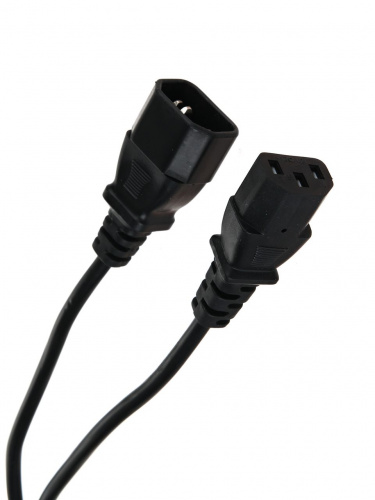 Кабель UPS - устройство 220V (IEC-320-C13/C14) <VDE>3G0,75mm2 ,3,0m, медь,Telecom <TE001-CU0.75-3M> (1/50)