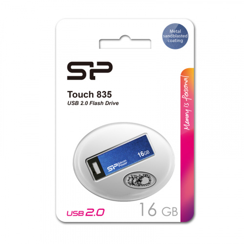 Флеш-накопитель USB 16GB Silicon Power Touch 835 синий металл (SP016GBUF2835V1B) фото 10 Флеш-накопитель USB 16GB Silicon Power Touch 835 синий металл (SP016GBUF2835V1B) фото 10