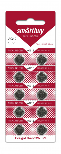 Элемент питания SMARTBUY AG12 BL10 (10/2000) (SBBB-AG12-10B)