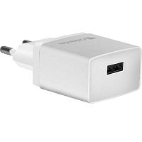 Блок питания сетевой 1 USB DEFENDER EPA-10, белый, 5V/2.1А, пакет (1/50) (83549)