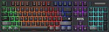 Клавиатура проводная игровая механическая DEFENDER Avis GK-312 RU, 104+FN, радуж, SNK Red, черный (1/10) (45312)