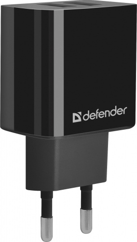 Блок питания сетевой 2 USB DEFENDER UPC-21, черный, 5V/2.1А, кабель microUSB (1/50) (83581) фото 5