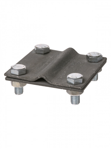 Зажим соединительный 4-х болтовой полоса-прут, полоса 40х4 - прут Ø6-10 мм, термодиффузия TDM (1/30) (SQ2401-0040) Зажим соединительный 4-х болтовой полоса-прут, полоса 40х4 - прут Ø6-10 мм, термодиффузия TDM (1/30) (SQ2401-0040)