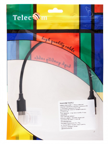Кабель соединительный USB3.0 Am-MicroBm 0.3m Telecom (TUS712-0.3M) (1/250) фото 3