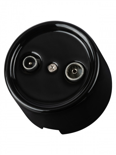 Розетка TDM TV+R проходная черная «Болонь» (1/72) (SQ1820-0256) фото 6 Розетка TDM TV+R проходная черная «Болонь» (1/72) (SQ1820-0256) фото 6