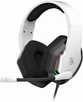 Гарнитура проводная игровая A4TECH Bloody G260p белый/черный 2м мониторные USB оголовье (G260P) (1/20) (G260P WHITE)
