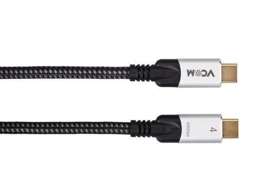 Кабель соединительный USB4 Type-C(М)--> Type-C(М), 5K@60Hz, 40GBps, PD 240W, 5A, VCOM, 1.2м <CU560-1.2M> (1/60) фото 6