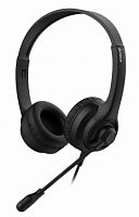 Гарнитура A4Tech HS-8i 1.8м накладные оголовье, черный (1/30) (HS-8I)