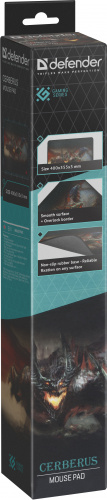 Коврик DEFENDER Cerberus XXL, ткань+резина, игровой, 400x355x3 мм (1/30) (50556) фото 9