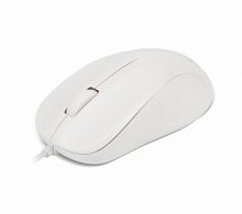 Мышь проводная CBR CM 131, USB, 1200 dpi, 3 кнопки и колесо прокрутки, ABS-пластик, белый (1/100) (CM 131 White)