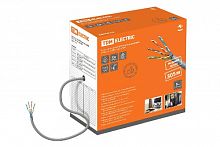 Кабель витая пара F/UTP Cat 5e 4х2х24AWG (305м) solid, ПВХ, серый TDM (SQ0107-0102)