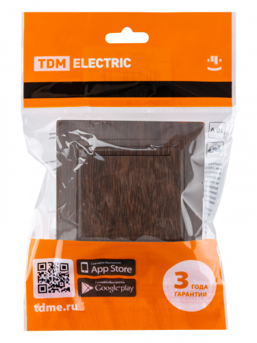 Розетка 2П+З 16А 250В IP44 с защ. шт. с крышкой венге , с/у, "Лама" (10/120) TDM (SQ1815-0414) фото 2 Розетка 2П+З 16А 250В IP44 с защ. шт. с крышкой венге , с/у, "Лама" (10/120) TDM (SQ1815-0414) фото 2