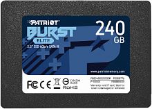 яВнутренний SSD  Patriot  240GB Burst Elite, SATA-III, R/W - 450/320 MB/s, 2.5", TLC 3D (PBE240GS25SSDR)