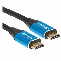 Кабель DEFENDER M-M HDMI-2 HDMI, ver 2.1, 2м, черный (1/50) (87331)