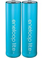 Аккумулятор PANASONIC  R6 eneloop lite  BK-3LCCE/2BE (950 mAh) (2 бл) (2/40/192) (417)