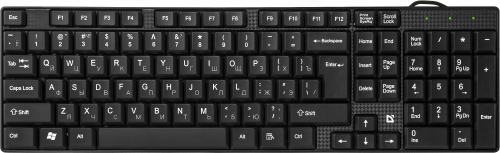 Клавиатура проводная DEFENDER Accent SB-720, USB, черная (1/20) (45720) фото 2