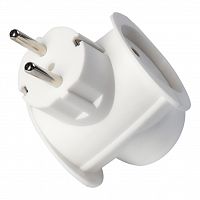 Разветвитель SMARTBUY 3 гнезда без заземления круглый 10А 250B (SBE-16-A03-3) (1/10)