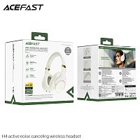 Наушники полноразмерные ACEFAST H4, ANC, bluetooth 5.3, 500mAh, IPX4, цвет: бежевый (1/63) (6974316283522)