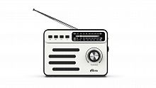 Радиоприёмник RITMIX RPR-048 Белый, Bluetooth v.5.4+подкл. наушников, FM/AM/SW, USB, micro-SD (1/20) (80005778)