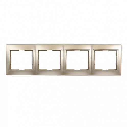 Рамка SMARTBUY скрытая установка, 4-местная горизонтальная шампань "Венера" (SBE-01c-00-FR-4) Рамка SMARTBUY скрытая установка, 4-местная горизонтальная шампань "Венера" (SBE-01c-00-FR-4)
