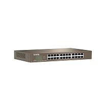 Коммутатор 24 портовый гигабитный неуправляемый TENDA TEG1024D 24-Port Gigabit Ethernet Switch (1/5)