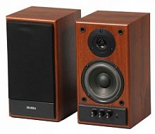 Колонки SVEN SPS-702, орех, акустическая система 2.0, мощность 2х20 Вт(RMS) (SV-0120702WN)