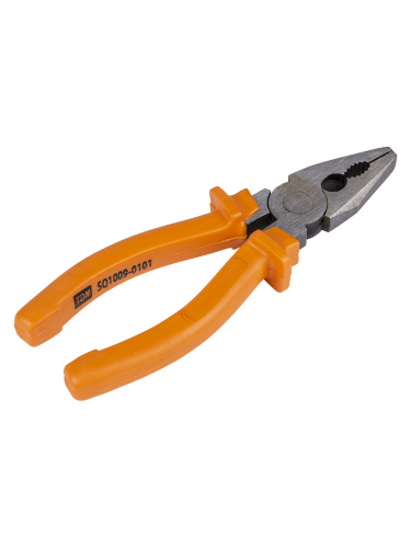 Пассатижи (плоскогубцы), с пластиковыми рукоятками, углеродистая сталь, 160 мм, серия "Гранит" TDM (1/60) (SQ1009-0101) фото 3