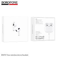 Наушники внутриканальные Borofone BW91, пластик, bluetooth 5.4, микрофон, цвет: белый (1/22/132) (6941991123214)