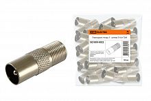 Переходник гнездо F-штекер TV б/п TDM (100/2500) (SQ1809-0022)