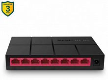 Коммутатор Mercusys MS108G 8G неуправляемый (1/60)