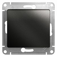 Механизм кнопки нажимной 1-кл. С/У GLOSSA 10А IP20 (сх. 1) 10AX антрацит Systeme Electric GSL000715 (1/20/160)