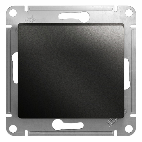Механизм кнопки нажимной 1-кл. С/У GLOSSA 10А IP20 (сх. 1) 10AX антрацит Systeme Electric GSL000715 (1/20/160)