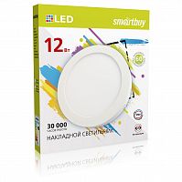 Светильник светодиодный SMARTBUY накладной Round SDL -12w/6500K/IP20 (SBL-RSDL-12-65K)