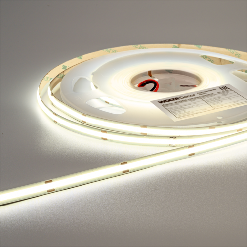 Лента светодиодная WOLTA Decor WLSCOB-11W/3000/24H480-01 11Вт 3000К 24В IP20 1300лм/м 480led/m 5000х8х2мм (1/50) фото 3 Лента светодиодная WOLTA Decor WLSCOB-11W/3000/24H480-01 11Вт 3000К 24В IP20 1300лм/м 480led/m 5000х8х2мм (1/50) фото 3