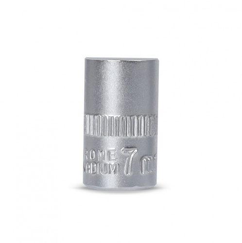 Головка на 7 мм SMARTBUY торцевая, шестигранная, под квадрат 1/4", CR-V, tools (1/400) (SBT-SW-7-14p1)