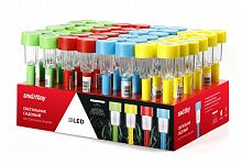 Светильник SMARTBUY садовый на солнечной батарее, пластик, цветной 31 см (SBF-100-RGBY) (48)