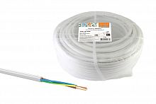 Провод НАРОДНЫЙ ПВСмб 3х2,5 (5м), белый (1/50/50) (SQ0118-0508)