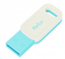 Флеш-накопитель USB 3.2  64GB  Netac  UM75  белый/голубой (NT03UM75B-064G-32BL)