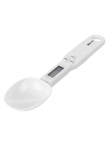 Весы электронные "Ложка", деление 0,1 г, макс. 500 г, белый, TDM (1/100) (SQ4025-0005) фото 6