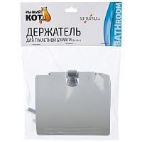 Держатель для туал. бумаги BA-PH-1, размер:5,3*11,8*15,5см (хром.металл, крепление: шуруп) (1/12/24) (310808)