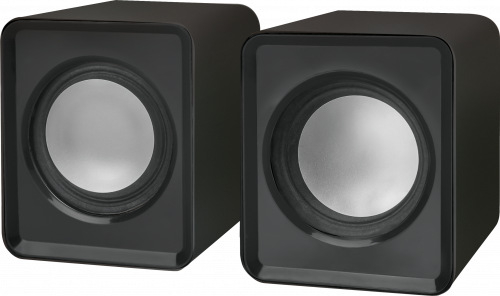 Акустическая 2.0 система  DEFENDER SPK 22 черный, 5 Вт, питание от USB (1/100) (65503) фото 2