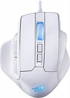 Мышь проводная игровая REDRAGON Bullseye белый,RGB,7кн,12400dpi  (1/40) (71861)