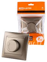 Светорегулятор RL 300 Вт бронза , с/у, "Лама" (8/96) TDM (SQ1815-0709)