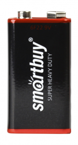 Элемент питания SMARTBUY  6F22 S (крона)   (10/400)									 (SBBZ-9V01S)
