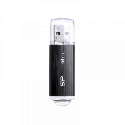 Флеш-накопитель USB  64GB  Silicon Power  Ultima U02  чёрный (SP064GBUF2U02V1K)