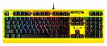 Клавиатура проводная механическая A4Tech Bloody B810RC Punk желтый/черный USB for gamer LED (1/10) (B810RC ( PUNK YELLOW ))