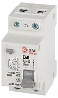 АВДТ 4,5кА ЭРА SIMPLE D12E2C40AC30 АД-12 электронное 1P+N С40 30мА тип АС (1/90) (Б0058924)
